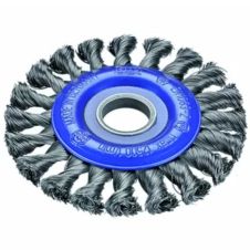 Perie sarma disc D-115x22.23mm cu sectiune fir 0.5mm g-12mm toroane din otel OSBORN