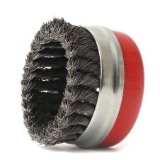 Perie sarma oala INTENSIV D-80mm M14 cu sectiune fir 0.5mm g-24mm toroane din otel ENERGO