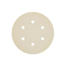 Disc abraziv autoadeziv INTENSIV D-150mm granulatie R 100 oxid aluminiu suport hartie 6 orificii/80mm vopsea/lac/chit lemn ENERGO