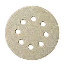 Disc abraziv autoadeziv PS33CK D-125mm granulatie R 100 oxid aluminiu suport hartie 8 orificii/65mm vopsea/lac/chit lemn KLINGSPOR