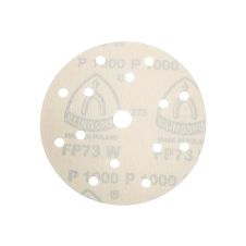 Disc abraziv autoadeziv FP73WK D-150mm granulatie R 800 oxid aluminiu suport film 15 orificii/120/80mm vopsea/lac/chit KLINGSPOR