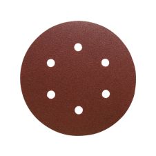 Disc abraziv autoadeziv PS22K D-150mm granulatie R 40 oxid aluminiu suport hartie 6 orificii/80mm vopsea/lac/chit lemn metal KLINGSPOR