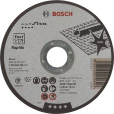 Disc abraziv taiere EXPERT-INOX 125x22.2x1.0mm AS60T tip-41 inox BOSCH