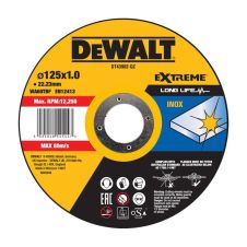 Disc abraziv taiere STANDARD 125x22.2x1.0mm WA60T tip-41 inox DEWALT