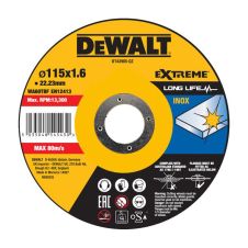 Disc abraziv taiere STANDARD 115x22.2x1.6mm WA60T tip-41 inox DEWALT