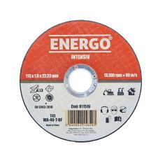 Disc abraziv taiere INTENSIV 115x22.2x1.6mm  WA46T tip-41 inox otel ENERGO ZZ