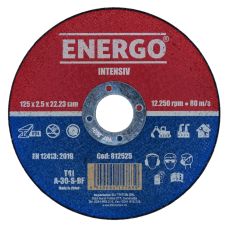 Disc abraziv taiere INTENSIV 125x22.2x2.5mm A30S tip-41 otel ENERGO ZZ
