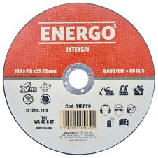 Disc abraziv taiere INTENSIV 180x22.2x2.0mm  WA46R tip-41 inox otel ENERGO