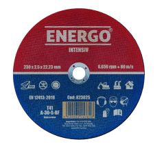 Disc abraziv taiere INTENSIV 230x22.2x2.5mm A30SBF tip-41 otel ENERGO