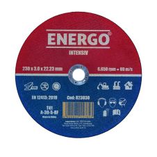 Disc abraziv taiere INTENSIV 230x22.2x3.0mm A30S tip-41 otel ENERGO ZZ