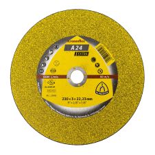 Disc abraziv taiere A24-EXTRA 230x22.2x3.0mm  A30M tip-41 otel KLINGSPOR