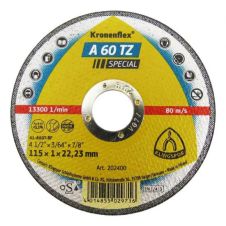 Disc abraziv taiere A60TZ-SPECIAL 115x22.2x1.0mm A60T tip-41 inox otel KLINGSPOR