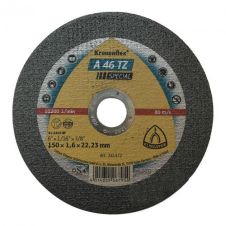 Disc abraziv taiere A46TZ-SPECIAL 150x22.2x1.6mm A46T tip-41 inox otel KLINGSPOR