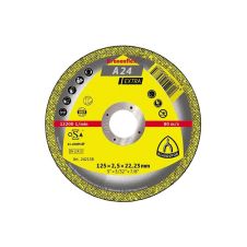 Disc abraziv taiere A24-EXTRA 125x22.2x2.5mm  A30M tip-41 otel KLINGSPOR
