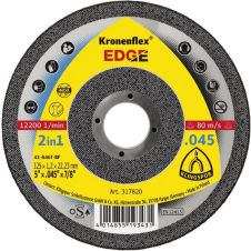Disc abraziv taiere EDGE-SPECIAL 125x22.2x1.2mm  A46T tip-41 inox otel KLINGSPOR