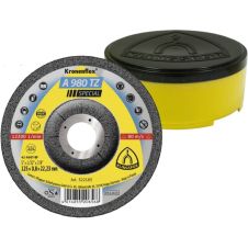 Disc abraziv taiere A980TZ-SPECIAL 125x22.2x0.8mm A60T tip-42 ambalaj-etans inox otel KLINGSPOR