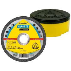 Disc abraziv taiere A946TZ-SPECIAL 180x22.2x1.6mm A36T tip-41 ambalaj-etans inox otel KLINGSPOR