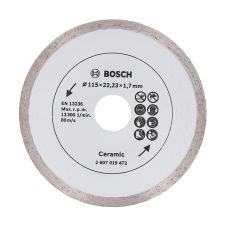 Disc diamantat taiere ECO-CERAMIC 115x22.2mm sector continuu gresie/faianta-standard ceramica BOSCH