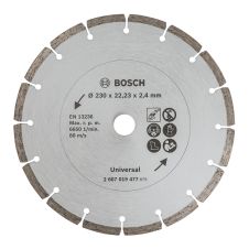 Disc diamantat taiere STANDARD-UNIVERSAL-CONSTRUCT 230x22.2mm sector cu pastile beton-nearmat tencuiala caramida tigla pavele piatra  BOSCH