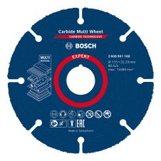 Disc diamantat taiere CARBIDE-MULTI 115x22.2mm sector diamante lipite electroplacare lemn plastice BOSCH