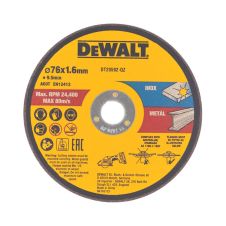 Disc diamantat taiere DT20592 76x1.6x9.5mm metal-universal set 3 bucati DEWALT