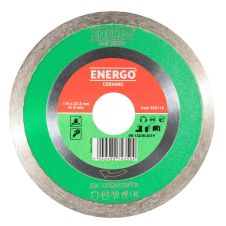 Disc diamantat taiere CERAMIC 115x22.2mm sector continuu gresie/faianta-standard ceramica ENERGO