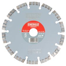 Disc diamantat taiere CONCRETE 180x22.2 mm T20 sector cu pastile turbo beton-armat pavele piatra-dura ENERGO