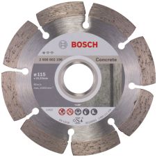 Disc diamantat taiere STANDARD-CONCRETE 115x22.2mm sector cu pastile beton pavele boltari BOSCH