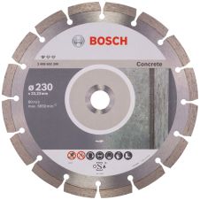 Disc diamantat taiere STANDARD-CONCRETE 230x22.2mm sector cu pastile beton pavele boltari BOSCH