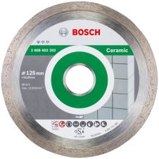 Disc diamantat taiere STANDARD-CERAMIC 125x22.2mm sector continuu gresie/faianta-standard ceramica BOSCH