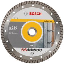 Disc diamantat taiere STANDARD-UNIVERSAL-TURBO 230x22.2mm sector continuu-turbo beton-nearmat tencuiala caramida tigla pavele piatra  BOSCH