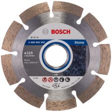 Disc diamantat taiere STANDARD-STONE 115x22.2mm sector cu pastile granit piatra-dura BOSCH