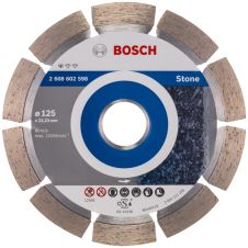 Disc diamantat taiere STANDARD-STONE 125x22.2mm sector cu pastile granit piatra-dura BOSCH