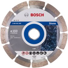 Disc diamantat taiere STANDARD-STONE 150x22.2mm sector cu pastile granit piatra-dura BOSCH