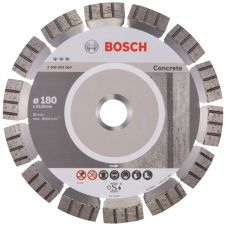 Disc diamantat taiere BEST-CONCRETE 180x22.2mm sector cu pastile-turbo beton-armat pavele boltari piatra-dura BOSCH