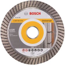 Disc diamantat taiere BEST-UNIVERSAL-TURBO 125x22.2mm sector continuu-turbo caramida clinker tigla pavele mozaic marmura piatra-dura granit BOSCH