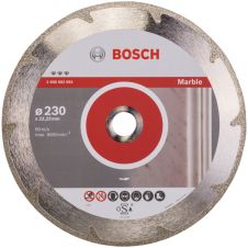 Disc diamantat taiere BEST-MARBLE 230 x22.2mm sector diamante lipite electroplacare marmura fibra-sticla/rasina ceramica-dura BOSCH