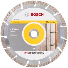 Disc diamantat taiere STANDARD-UNIVERSAL 230x22.2mm sector cu pastile-turbo beton-nearmat pavele boltari caramida piatra-calcaroasa BOSCH