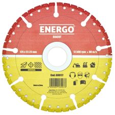 Disc diamantat taiere DIACUT 125x22.2mm sector diamante lipite electroplacare universal ENERGO