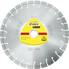 Disc diamantat taiere DT600U-SUPRA 180x22.2mm sector cu pastile beton-armat pavele boltari mozaic caramida piatra-dura marmura KLINGSPOR