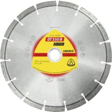 Disc diamantat taiere DT350B-EXTRA 230x22.2mm sector cu pastile beton-nearmat pavele boltari KLINGSPOR