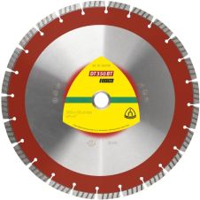 Disc diamantat taiere DT350BT-EXTRA 125x22.2mm sector cu pastile-turbo Beton-nearmat pavele boltari KLINGSPOR