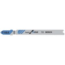 Panza fierastrau pendular T 118 A cu L-92mm pas 1.1-1.5mm 23-17tpi HSS pentru metal set 5 bucati BOSCH