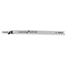 Panza fierastrau pendular T 345 XF PROGRESSOR cu L-132mm pas 2.4-5mm 11-5tpi BIM pentru lemn/metal set 3 bucati BOSCH