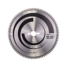 Panza fierastrau circular MULTI MATERIAL 300x30mm g 3.2mm 96 dinti widia 5000rpm pentru plastic/profil aluminiu/PAL BOSCH