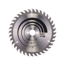 Panza fierastrau circular OPTILINE WOOD 160x20/16mm g 2.6mm 36 dinti widia 9500rpm pentru lemn brut/lemn multistrat/PAL BOSCH