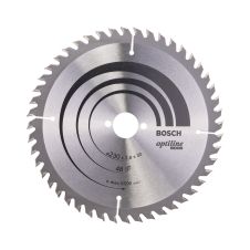 Panza fierastrau circular OPTILINE WOOD 230x30mm g 2.8mm 48 dinti widia 6500rpm pentru lemn brut/lemn multistrat/PAL BOSCH