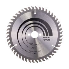 Panza fierastrau circular OPTILINE WOOD 160x20/16mm g 2.6mm 48 dinti widia 9500rpm pentru lemn brut/lemn multistrat/PAL BOSCH