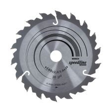 Panza fierastrau circular SPEEDLINE WOOD 160x20mm g 2.2mm 18 dinti widia 9500rpm pentru lemn multistrat/OSB BOSCH