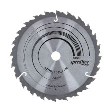 Panza fierastrau circular SPEEDLINE WOOD 190x20/16mm g 2.2mm 24 dinti widia 8000rpm pentru lemn multistrat/OSB BOSCH